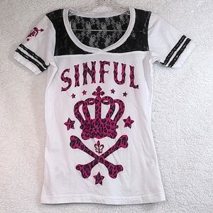 Sinful by Affliction Lace Top